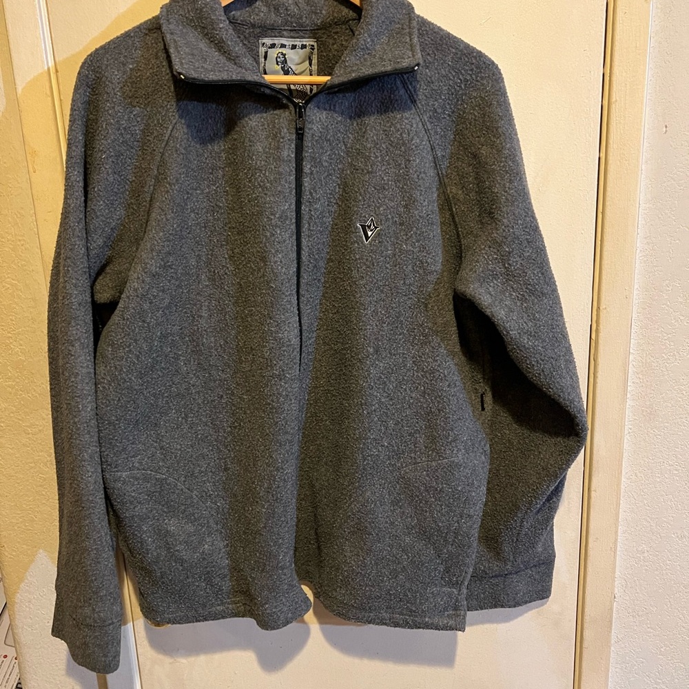 Volcom Adult Men/Womens Charcoal Fleece Jacket